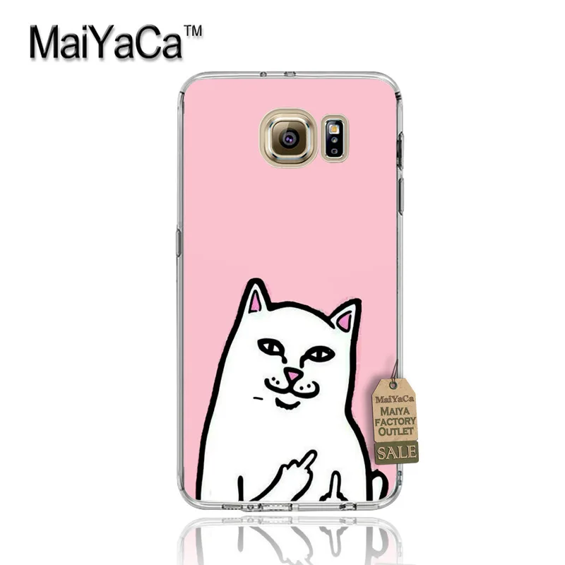 Мягкий прозрачный чехол MaiYaCa panda space shark moon из ТПУ для samsung galaxy s7 edge s6 plus s5 s4 s8 |