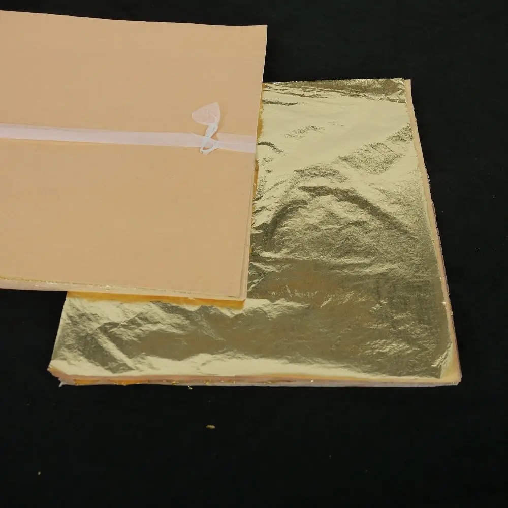 100 шт./компл. практичный декор из золотой фольги золотое украшение покрытие