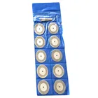 10 шт. 35 мм Dremel аксессуары вращающийся инструмент мини алмазное шлифовальное покрытие отрезные лезвия диски оправки для резки стекла мрамора