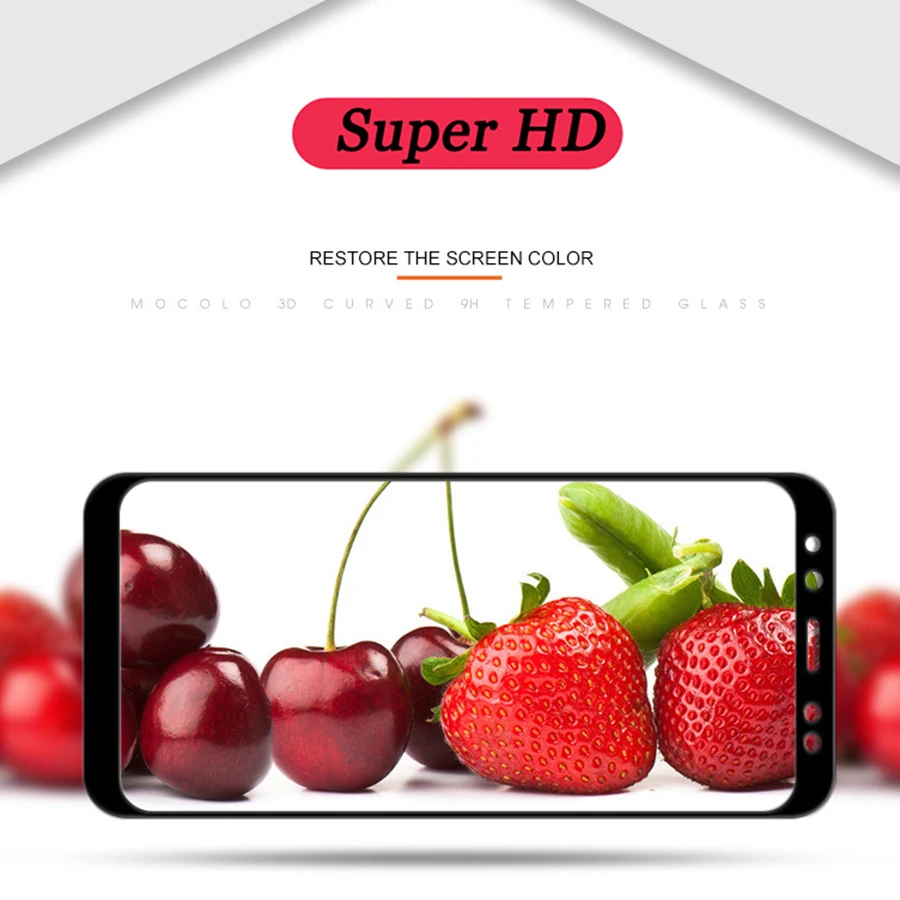 Закаленное стекло для SAMSUNG Galaxy A7 A9 2018 A6 A8 Plus A750F A9s Star Pro|Защитные стёкла и плёнки
