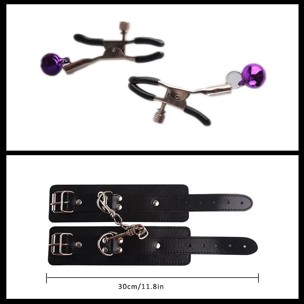 8 шт. в наборе сексуальный набор наручников для заигрывания связывания манжеты