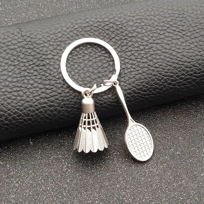 Creative badminton racket keychain Badminton personality Simulation pendant Small gifts YSK041 | Украшения и аксессуары