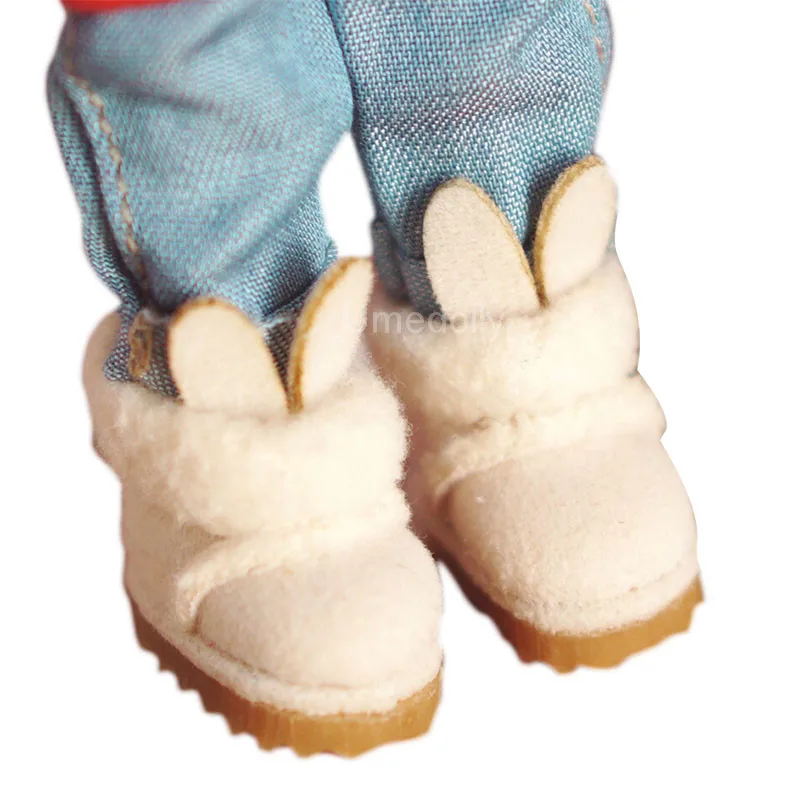 1 пара милые зимние ботинки с кроличьими ушками для кукол OB11 BJD 1/12|Куклы| |