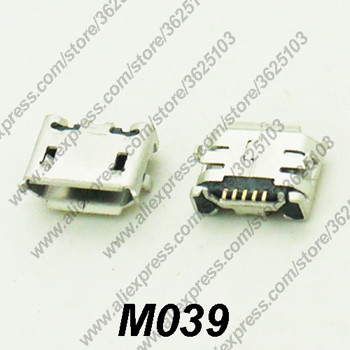 10 шт./100 шт. M039 разъем Micro USB 4 85*7 2 мм для зарядки телефона 0 Женский мини 5Pin|socket connector|l