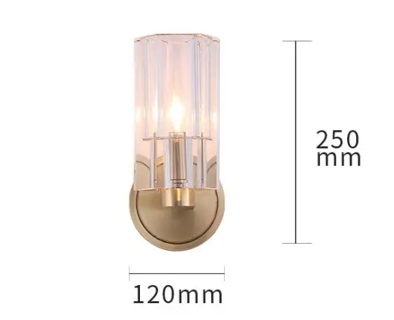 1 light H25cm Вилла гостиная американская RH светодиодная Подвесная лампа круглый блеск K9 хрустальный абажур подвесной светильник G4 светильник Подвесная лампа - Цвет корпуса: 1 light H25cm