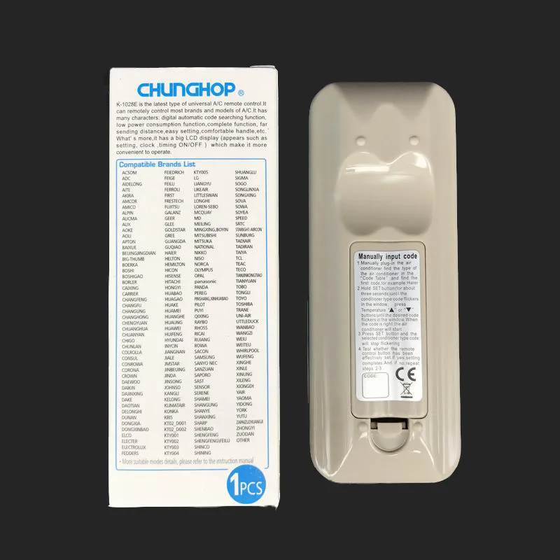 Сменный универсальный пульт дистанционного управления для CHUNGHOP K-1028E 1000 в 1 AC A/C