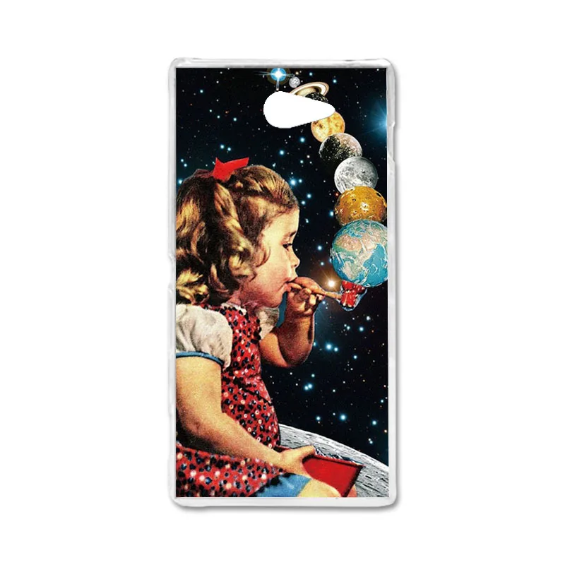 Силиконовый чехол для телефона, чехол для sony Xperia M2 D2302 S50H D2303 D2305 D2306, двойной чехол из ТПУ с милыми животными