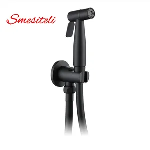 Smesiteli 10 лет гарантии латунная розетка для душа + SUS304 ручной распылитель для Биде Душ Набор для туалета Shattaf набор для душа