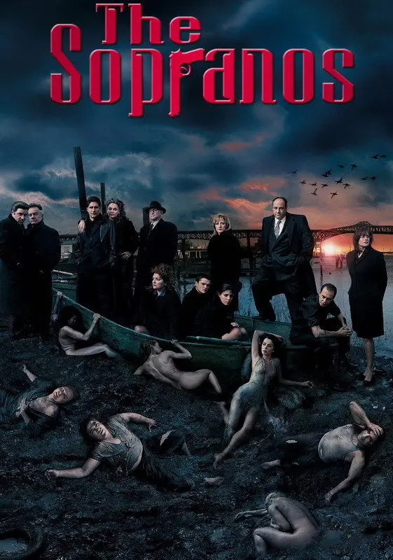 DY01295 The Sopranos - James Gandolfini TV Series HBO Постер 14x20 дюймов | Дом и сад