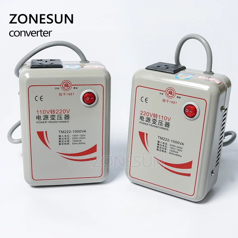 Трансформатор мощности ZONESUN 500 Вт 1000 2000 3000 220 В преобразователь напряжения 110 в для