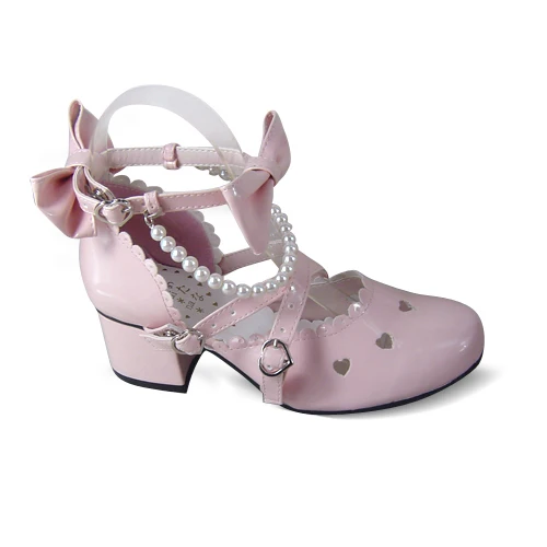 

Princess sweet lolita shose Lolilloliyoyo antaina gothic cos shoes custom Antaina love sandals an1223 PU feather