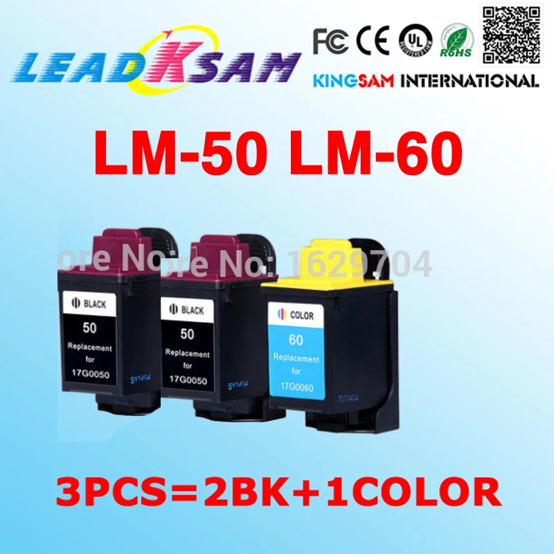 LM50 LM60 17G0050 17G0060 чернильный картридж совместимый с Lexmark 50 60 P3150 P707 Z12 Z22 Z32 Z705