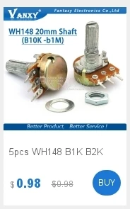 1 шт. WXD3-13-2W 100 200 220 470 680 1K 2,2 K 3,3 K 4,7 K 5,6 K 6,8 K 10K 22K 33K 47K 100K Ohm WXD3-13 2 Вт проволочный потенциометр