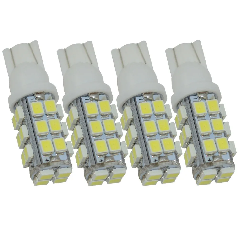 Лидер продаж 50 шт./лот 12 В 1210 T10 белый 28 SMD СВЕТОДИОДНЫЙ светильник 168 194 W5W