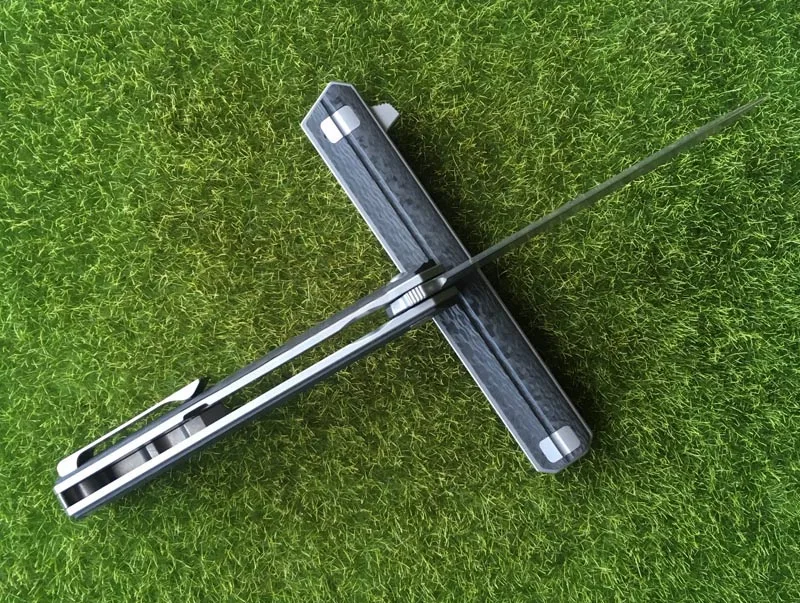NIGHTHAWK пользовательский Quartermaster Qwaiken Флиппер складной нож M390 сталь титан CF ручка кемпинг открытый фрукты Ножи EDC инструмент