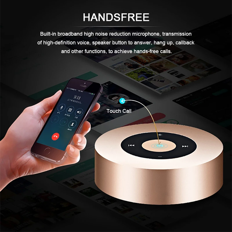 TOPROAD Портативный Bluetooth Динамик Беспроводной громкий s сабвуфер бас Колонка Altavoz