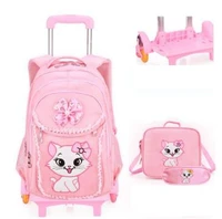 school wheeled backpack bag for girls rolling backpacks bag children wheeled bags kids school backpack on wheels trolley bags