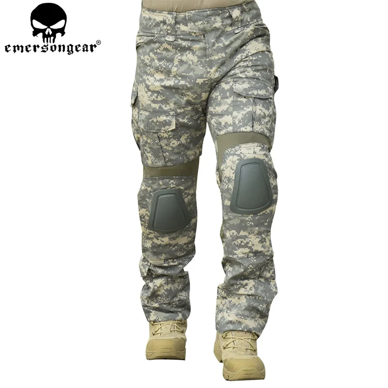 EMERSONGEAR армейские штаны с наколенниками армейские сапоги для женщин; BDU Airsoft для охоты военный тактический штаны EM6921