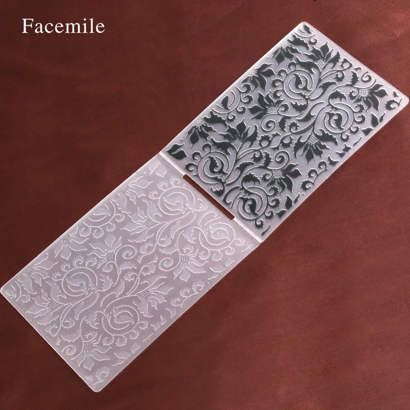 Facemile 1 шт. пластиковая папка для тиснения в виде цветка стрелы скрапбукинга DIY