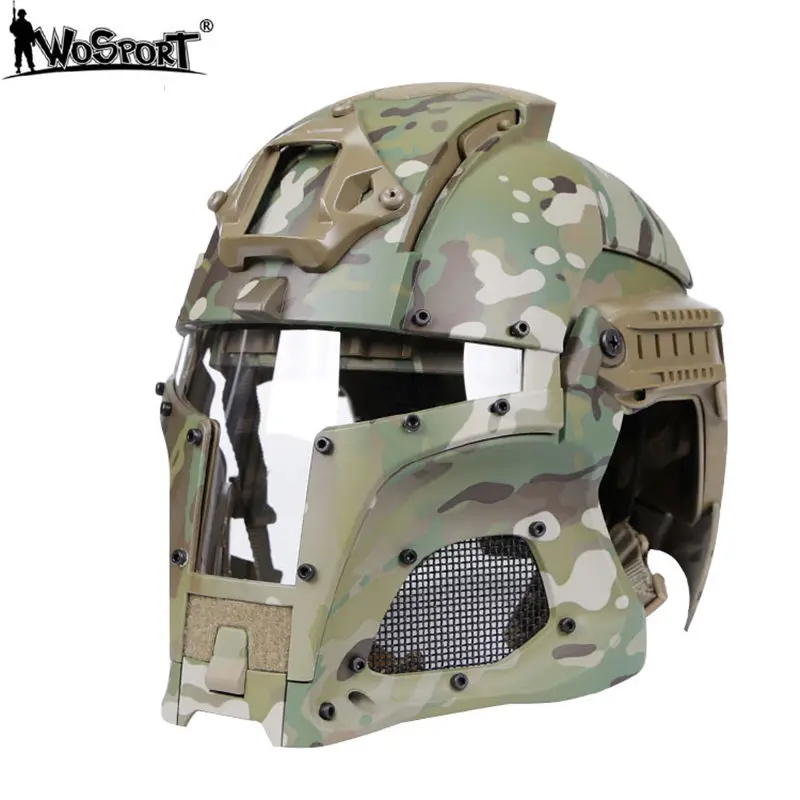 WoSporT камуфляжные военные боковые рельсы для крепления шлема NVG кожух передачи базы Открытый тактический армейский Боевой страйкбол Пейнтбол Спорт