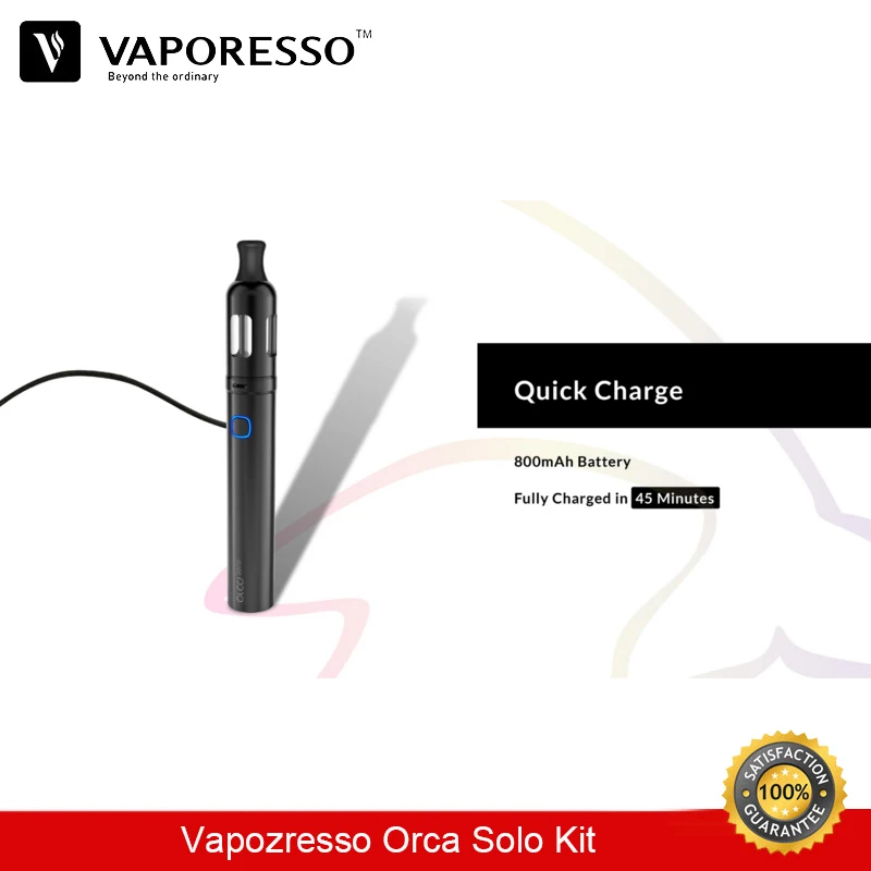 Vaporesso Orca соло комплект 800 мАч Vape ручка электронная сигарета цилиндрический вейпер