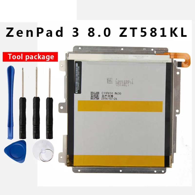 Оригинальная C11P1514 батарея для телефона ASUS ZenPad 3 8,0 ZT581KL 4545/4680 мАч
