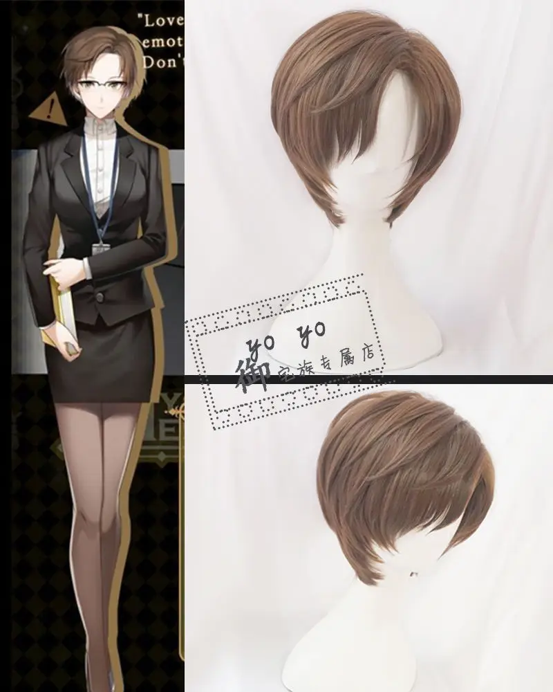 as photo Мистик мессенджер Косплей Харадзюку кудрявые волосы парик 707 Yoosung дзен V японские волосы костюм Luciel Choi Zen Jumin Хан унисекс парик - Цвет: as photo
