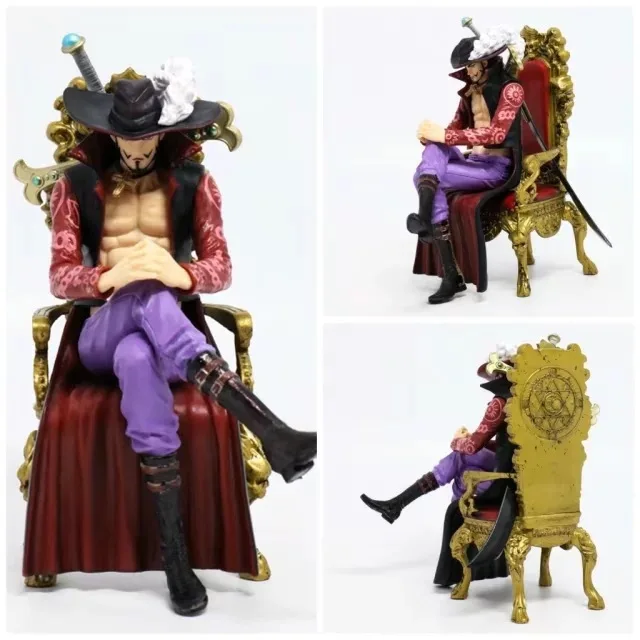 Аниме One Piece CREATOR X Dracule Mihawk сидящий Ver. ПВХ фигурка Коллекционная модель игрушки 15