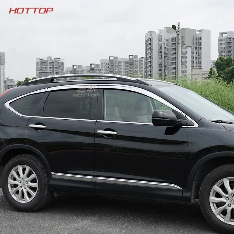 Для Honda CRV CR-V 2012-2016 ABS Пластиковые оконные шлепанцы навесы ветер дождь
