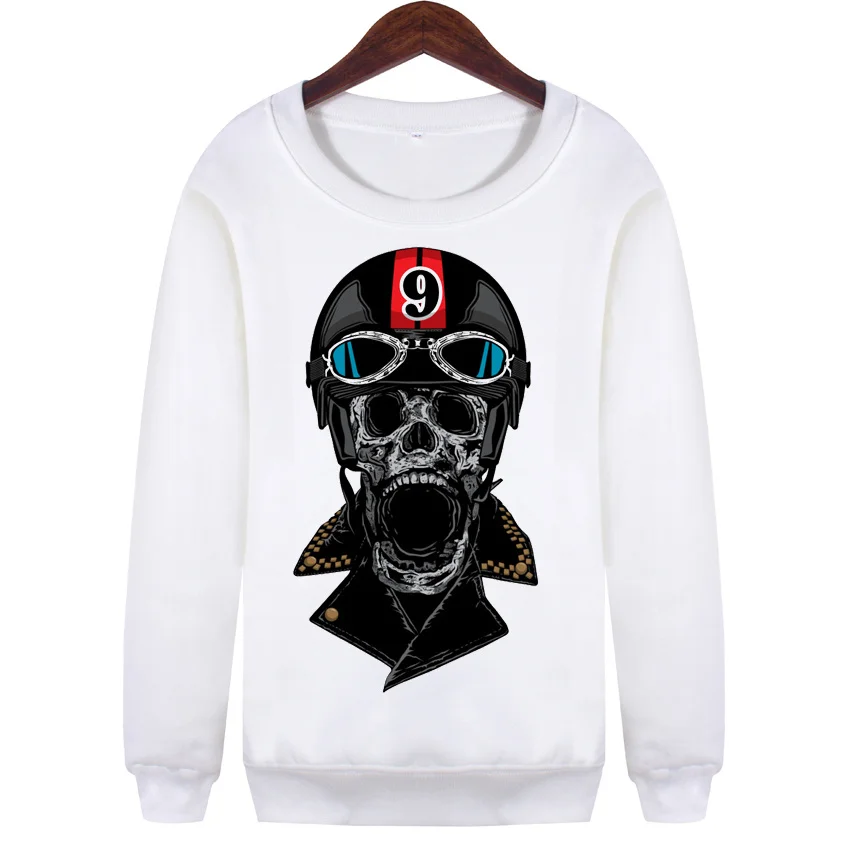 Dingtoll Fashion Multi Wolf Harajuku Printed Sweatshirt Hoodies Women Casual Design Long Sleeve Ladies Pullovers WMH119 | Женская одежда