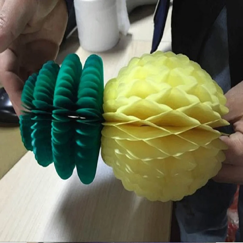 Тропическая большая гирлянда с ананасом 5 шт. центральный стол Гавайские