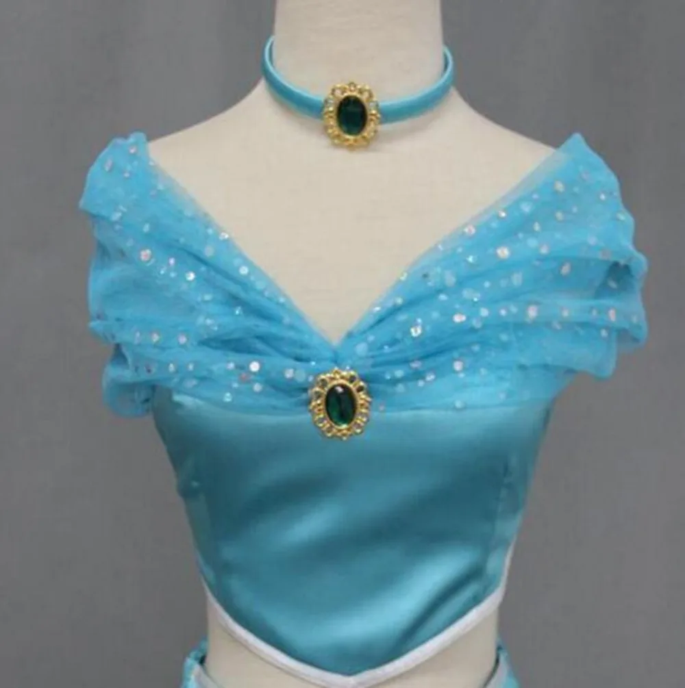 Аладдин принцесса платье цвета Жасмин оптовая торговля Хэллоуин Chritmas партии по