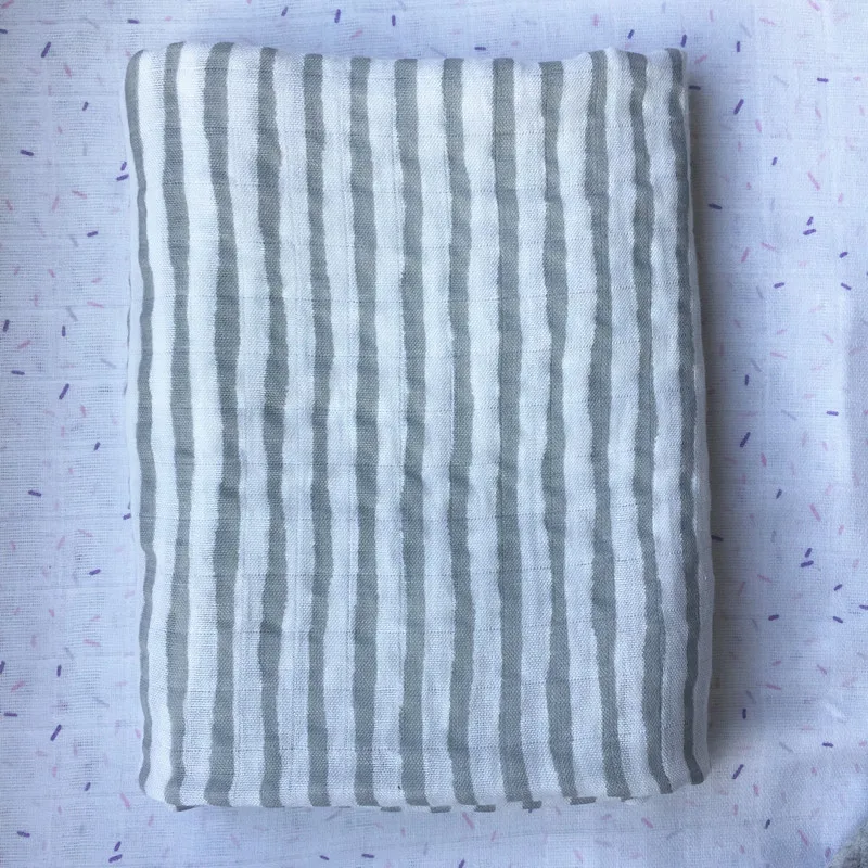 Детское одеяло из бамбукового муслина Хлопковое полотенце с морским дизайном