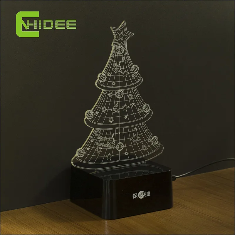 Creative Gifts 3D Music Led Lampara Christmas Tree Atmosphere Party Bluetooth Speaker Night Light Baby Sleeping USB Nightlight | Освещение
