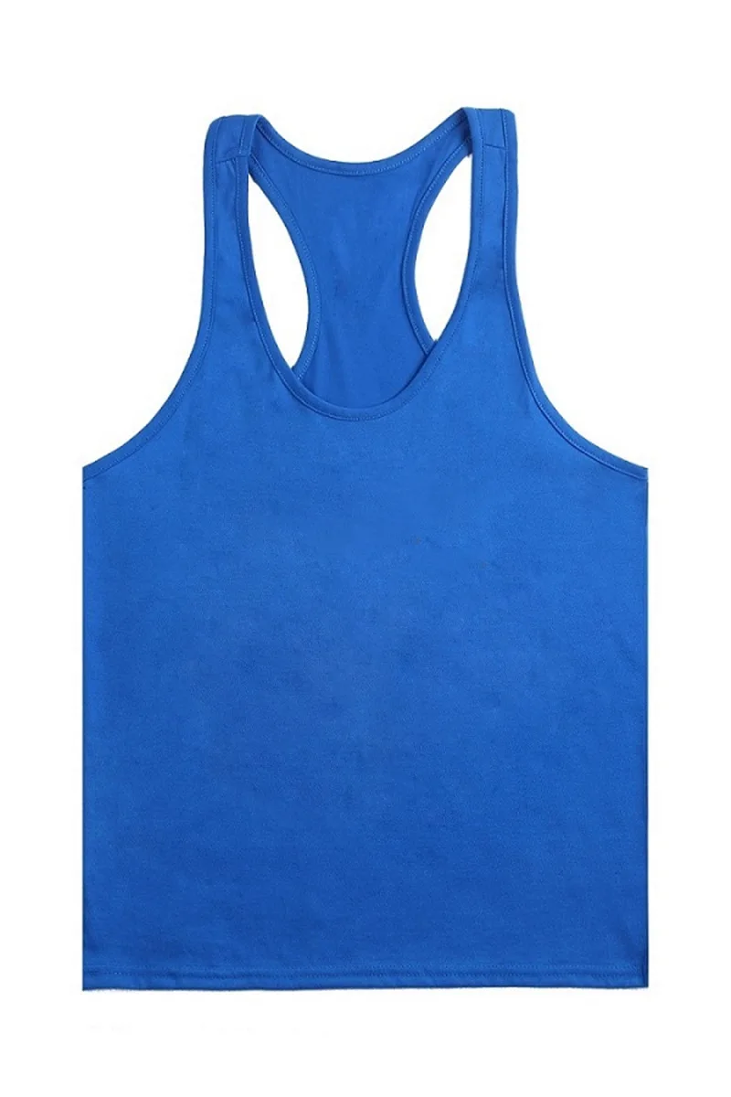 Новинка 2016 майка стрингера Мужская одежда для бодибилдинга и фитнеса Однотонная