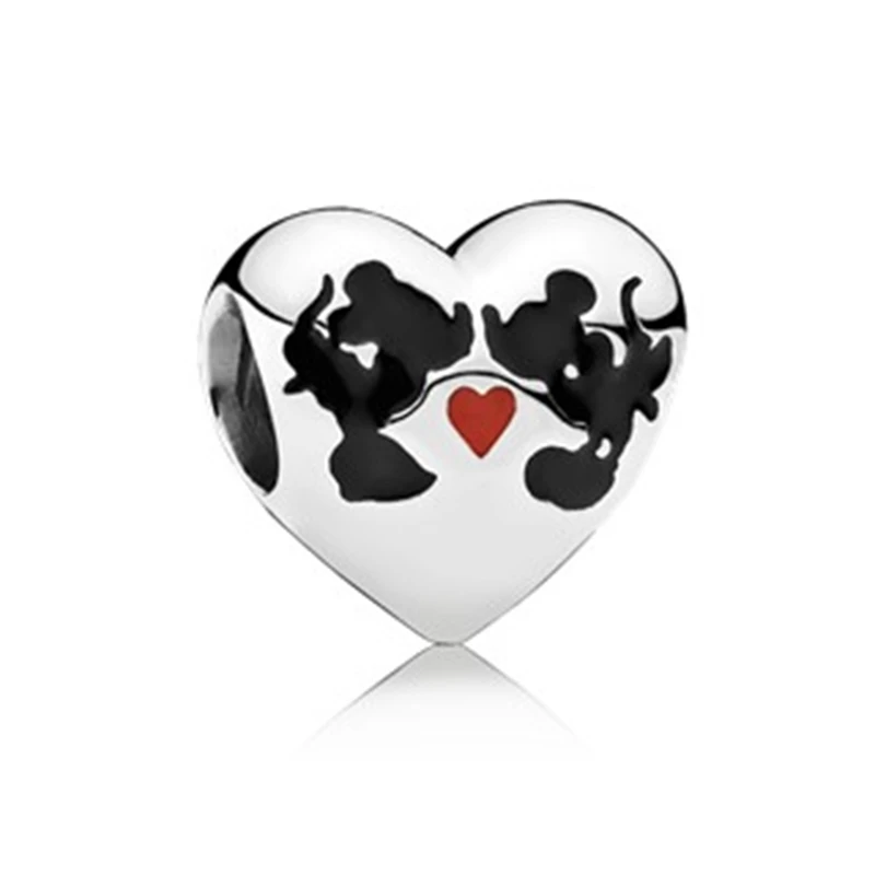 C042 Новинка,,, бусинка из ленты, Микки Маус, сказка, Дамбо, любовь, шарм, подходит для Пандоры, браслет, ожерелье, сделай сам, женское ювелирное изделие, подарок - Цвет: C042