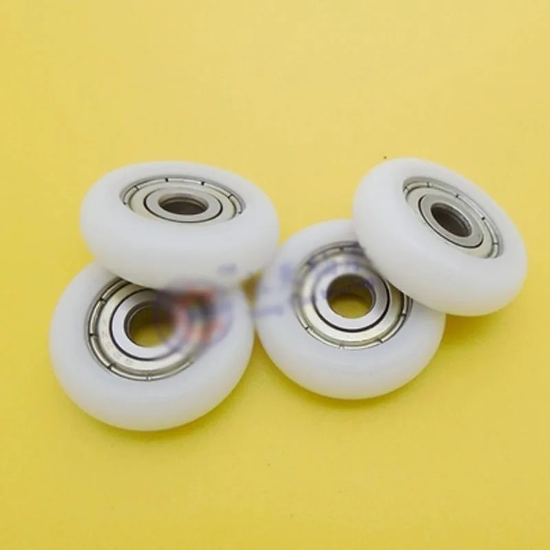 2 шт. нейлоновый пластиковый прорезиненный роликовый подшипник для 3D принтера