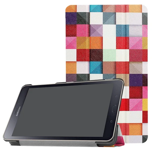 Чехол для samsung Galaxy Tab A 8,0 SM-T380 T385 чехол-подставка в виде книжки для samsung Galaxy Tab A2 S SM-T380 T385+ подарок - Цвет: SMTABA T380 SY HLF