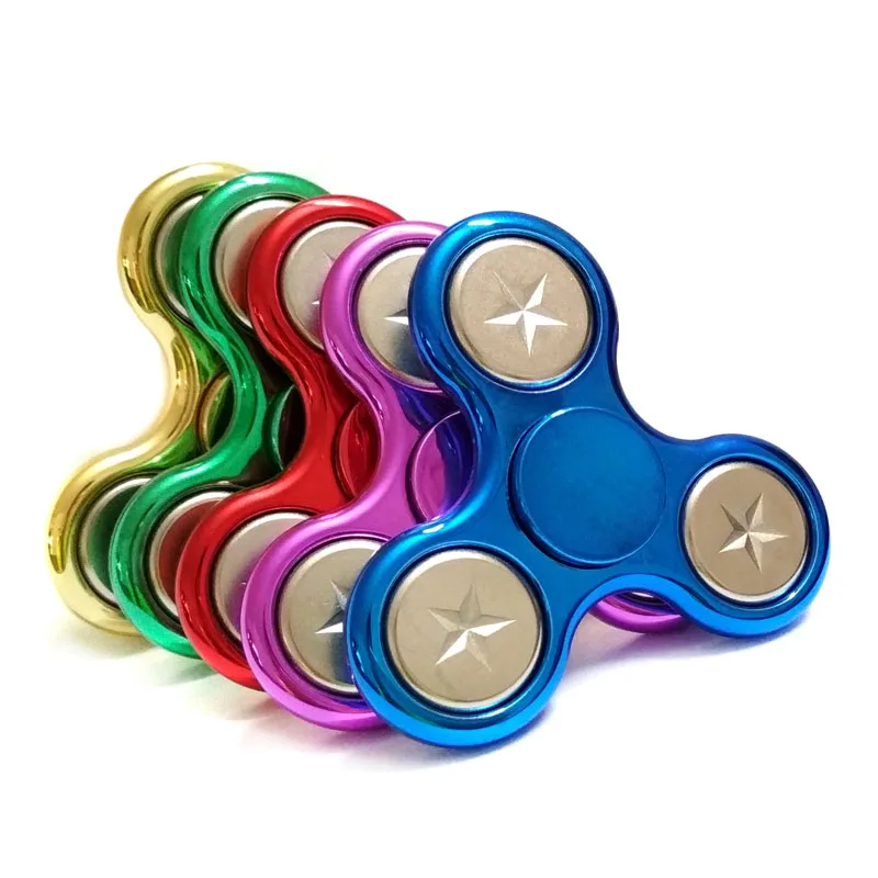 2017 Новый стиль игрушки металлическое покрытие анти стресс EDC Непоседа ручной