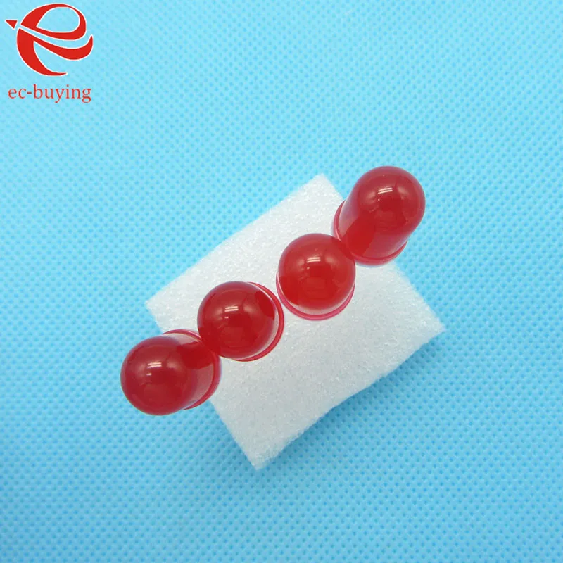 10 мм светодиодный красный диффузор круглые светоизлучающие диоды лампа Bead DIP Plug in