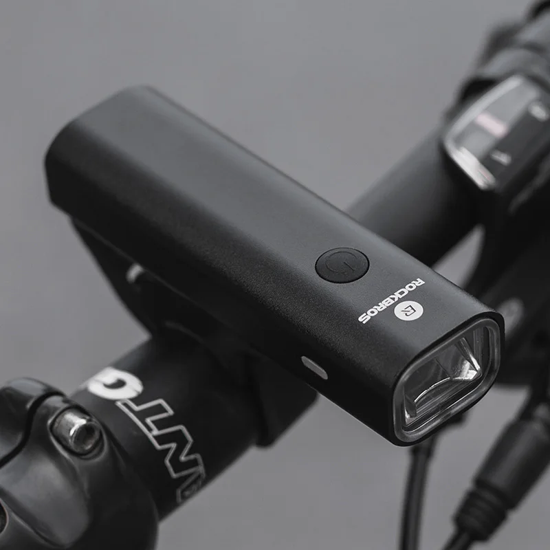 ROCKBROS велосипедные фары Usb заряжаемые непромокаемые MTB велосипедный передний фонарь Велоспорт фонарь Аксессуары для велосипеда