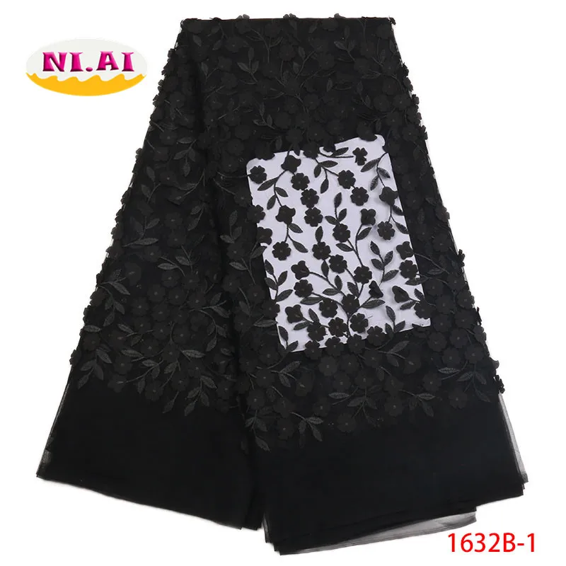 Скидка белая африканская кружевная ткань 2018 Высококачественная Черная оптовая