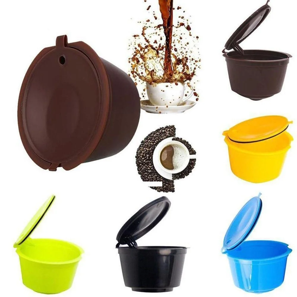 Шт. 1 шт. многоразовые Пустые Dolce Gusto Кофе капсулы пластик 50 раз многоразового Dulce