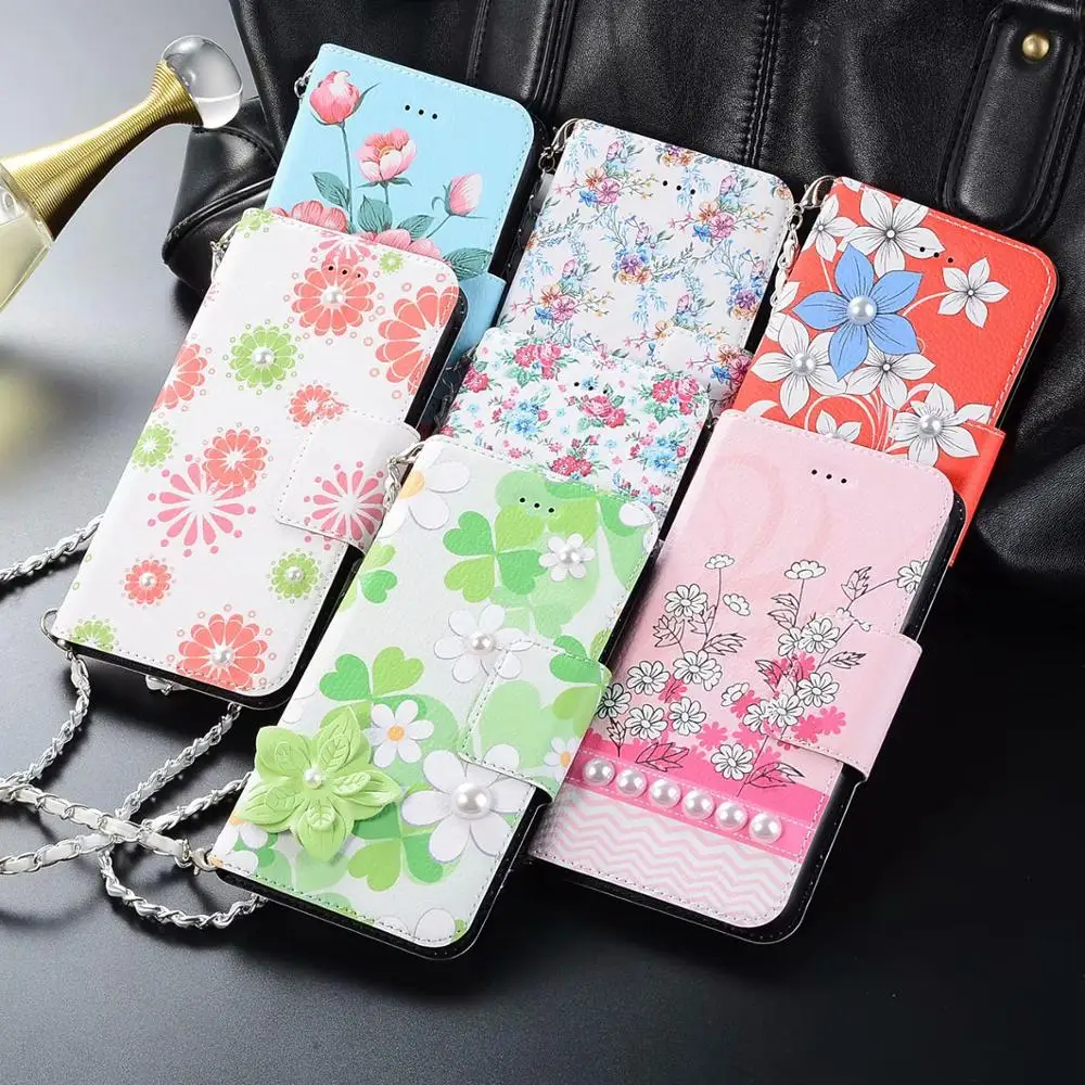 Красивый великолепный стильный кожаный чехол кошелек для iPhone X Xs Max Xr 6 7 8 Plus samsung S10