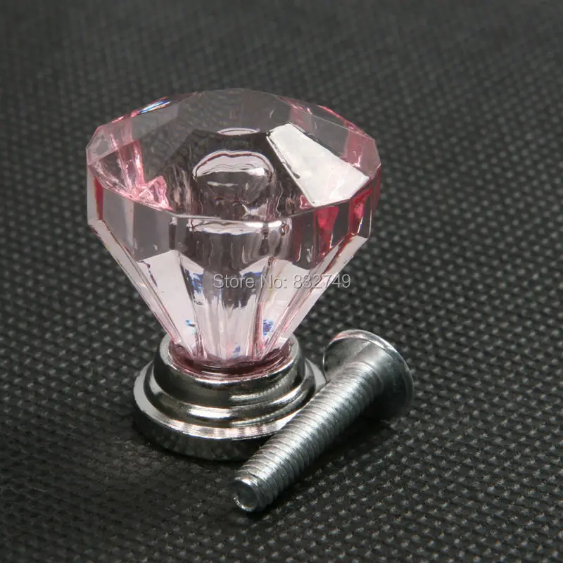 4 шт. кристально прозрачные ручки шкафа и современные Кристальные дверные