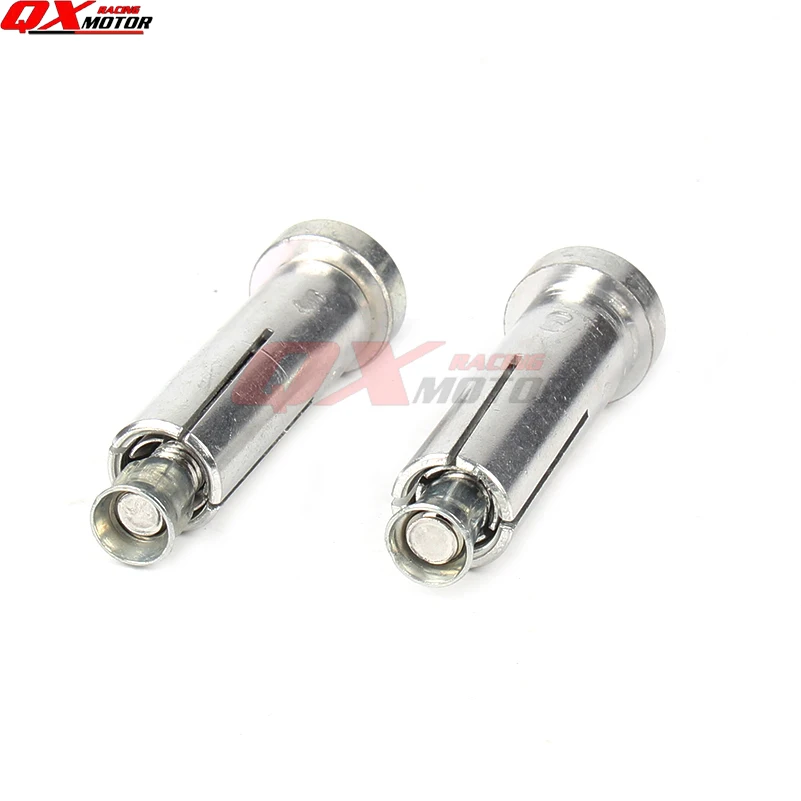 setscrew two pcs Мотоциклетная накладка скобы для крепления держателя 22/28 мм ручка модернизации кронштейн защита рук частей - Цвет: setscrew two pcs