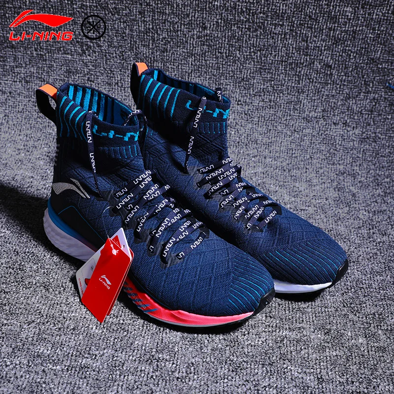 Li Ning мужские кроссовки LN CLOUD Cushion спортивная обувь с высокой дышащей подкладкой