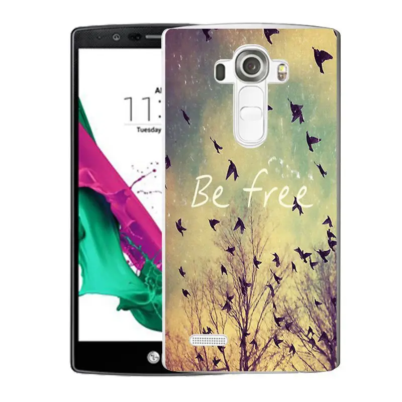 QMSWEI TPU Transparent Phone Case For LG K3 K4 K5 K8 Soft Printed Music Boat Bus Dandelion Cover Free shipping G3 G4 G5 V10 |