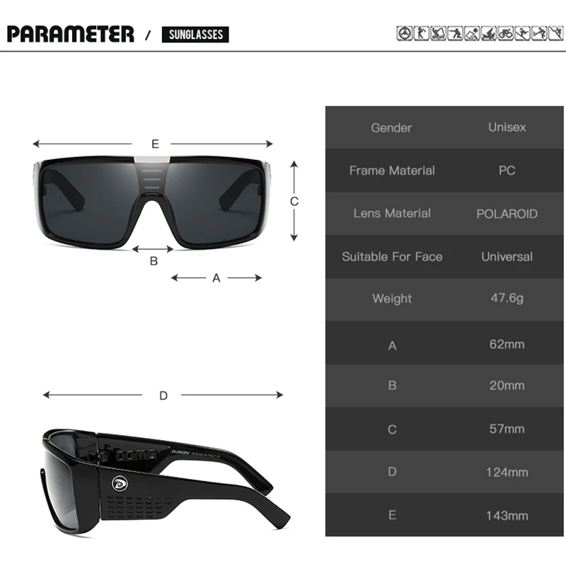 DUBERY Dragon Sunglasses Men's Retro Male Goggle Sun Glasses For Men 2018 Fashion Brand Luxury Mirror Shades Oversized Oculos |