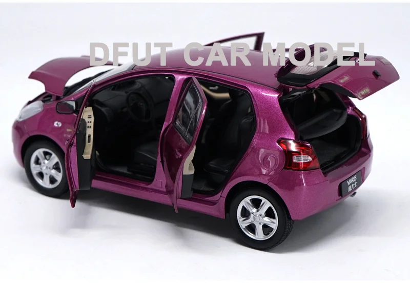 Литые под давлением колеса из 1:18 сплава игрушка YARIS модель автомобиля Детские игрушечные машинки оригинальные авторизованные подлинные детские игрушки